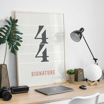 Time Signature Print | Music Theory Poster, 6 of 11