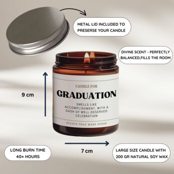 Graduation Gift Funny Candle For Graduates, 3 of 7