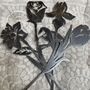 Single Rose Stem Everlasting Metal Flower, thumbnail 1 of 5