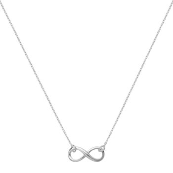 Sterling Silver Infinity Necklace, 4 of 5