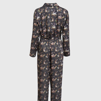 Wonderland Black Pyjama Set, 6 of 6