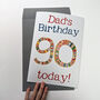 Personalised Big 90th Birthday Card, thumbnail 4 of 4