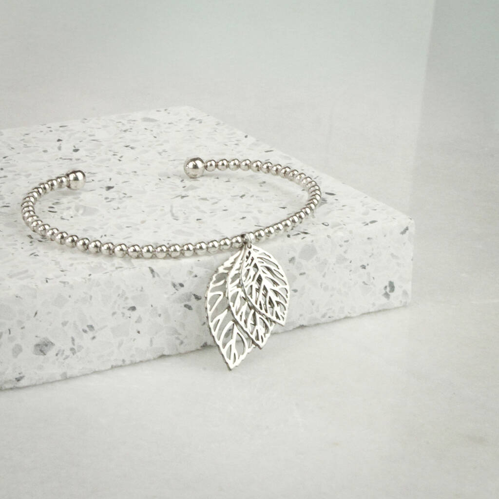 A Leaf For Every Decade 30th Birthday Bracelet, 1 of 5