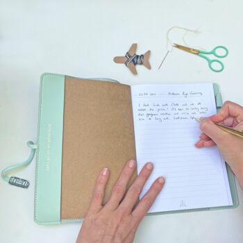 Stitch Your Travels Europe Notebook Vegan Leather, 4 of 12