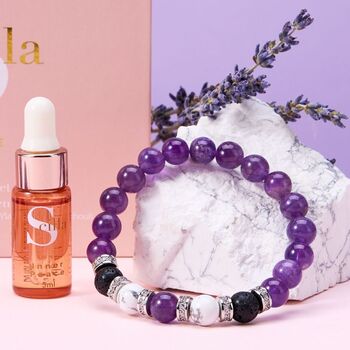 Luxury Amethyst Sleep Spa Gift Set, 9 of 9