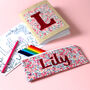 Liberty Glitter Name Pencil Case Gift For Girl, thumbnail 8 of 12
