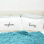 Personalised Couples Pillow Case Set, thumbnail 3 of 7