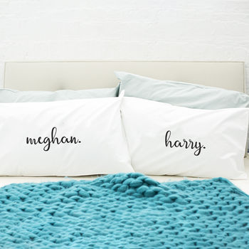 Personalised Couples Pillow Case Set, 3 of 7