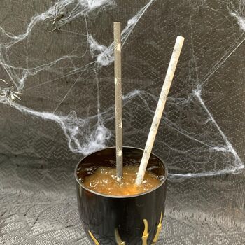 Halloween Paper Straws 38 X Spiders And Webs Straws, 3 of 6