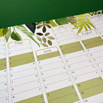 2025 Botanical Wall Calendar And Year Planner, 5 of 9