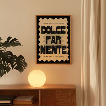 Dolce Far Niente Colourful Italy Wall Art Print, 2 of 8