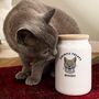Personalised Good Cat Treat Jar, thumbnail 1 of 4