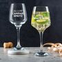 Personalised Engraved Glass, Custom Cocktail Glass Gift For Friends, thumbnail 6 of 10