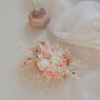 Soho Pastel Pink Wedding Dried Flower Hair Clip, thumbnail 4 of 4