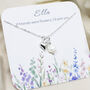 Personalised If Friends Were Flowers Sterling Silver Necklace, thumbnail 1 of 6