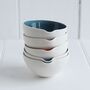 Handmade Porcelain Watercolour Cooks Bowl, thumbnail 1 of 12