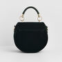 Badger Embroidered Green Top Handle Saddle Bag, thumbnail 5 of 8