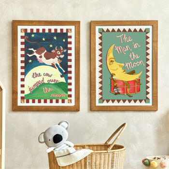 The Man In The Moon Vintage Nursery Print, 4 of 12