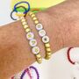 Personalised Letter One Colour Bead Bracelet, thumbnail 6 of 9