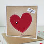'You Are Here' Personalised Valentine's Card, thumbnail 1 of 5