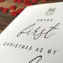 First Christmas Card For Uncle, thumbnail 4 of 4