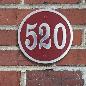 Personalised Round House Address Bespoke Plaque, 4 of 4