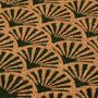 Verona Art Deco Forest Green Scallop Doormat, thumbnail 4 of 4