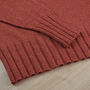 T Lab Leila Rich Orange Red Lambswool Womens Jumper, thumbnail 3 of 8