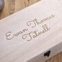 Wooden Carved Personalised Name Keepsake Box, thumbnail 4 of 4