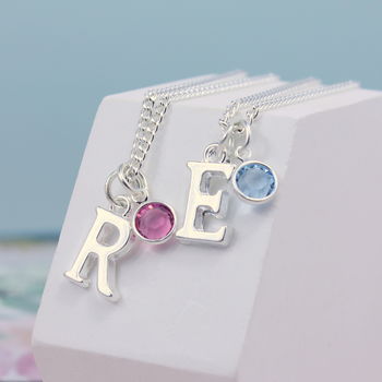 Personalised Birthstone Charm Necklace, 3 of 8
