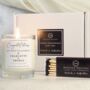 Engagement Gift Personalised Engagement Candle Gift Set, thumbnail 1 of 6