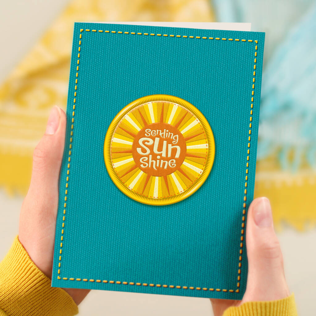 'Sending Sunshine' Love And Friendship Card, 1 of 4