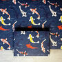 Koi Carp Illustrated Wrapping Paper, thumbnail 2 of 3