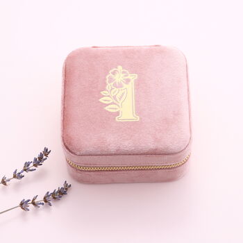 Personalised Square Velvet Jewellery Box, 7 of 12