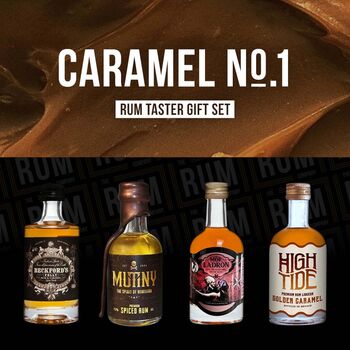 Caramel Rum Taster Set Gift Box One, 4 of 5