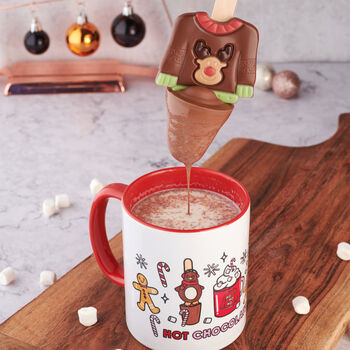 Christmas Jumper Hot Chocolate Spoon, 4 of 4