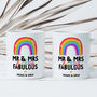 Personalised Set Of Two Mugs 'Mr And Mrs Fabulous', thumbnail 1 of 2