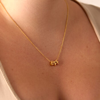 Personalised Custom Balloon Name Necklace, 4 of 9