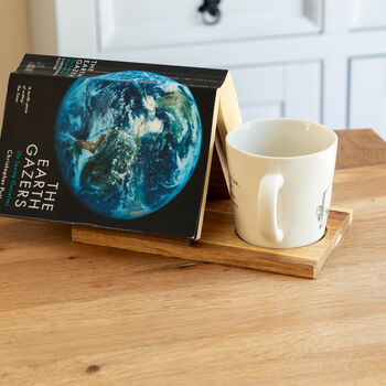 Personalised Book Stand And Coaster I Love Every Chapter With You Anniversary Gift, 4 of 6