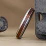 Native Oval Diamond Wood Ring, thumbnail 2 of 10