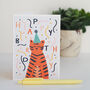 Birthday Tiger Kids Birthday Card, thumbnail 7 of 7