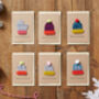 Handmade Knitted Bobble Hat Christmas Card, thumbnail 3 of 3