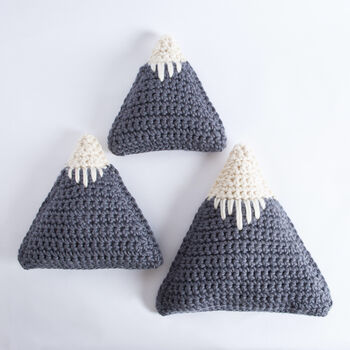 Mountain Top Cushion Crochet Kit, 3 of 8