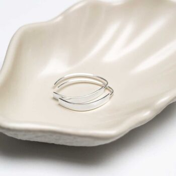 Sterling Silver Urban Shield Drop Earrings, 6 of 10