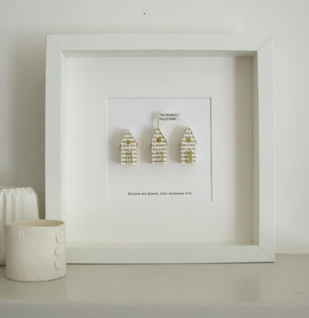 Personalised Paper Houses Anniversary Or New Home Gift, 6 of 9