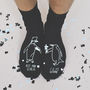 Penguin Personalised Groomsman Socks, thumbnail 2 of 2