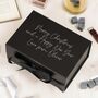 A5 Luxury Personalised Midnight Black Gift Box, thumbnail 3 of 6