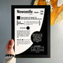 Personalised Print Gift For Newcastle United Fans, thumbnail 4 of 6