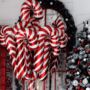 Large Candy Cane Christmas Balloon Decorations, thumbnail 1 of 6