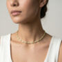 Nekomeishi Green Semi Precious Cats Eye Necklace, thumbnail 2 of 5